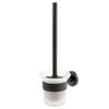 WC-GARNITUR PIAZZA BLACK, schwarz - Schwarz, Kunststoff (11.5/35/14.5cm) - bremermann