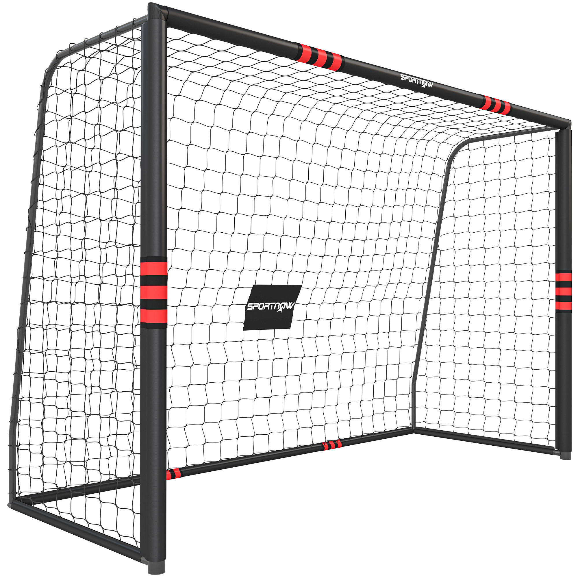 Sportnow Fussballtor Rot 120x300 cm