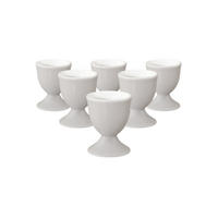 EIERBECHER Liberty Pure Colors New Grey ø 4,9 cm 6er Set - Grau, Keramik (4.9/6.4/4.9cm) - Seltmann Weiden