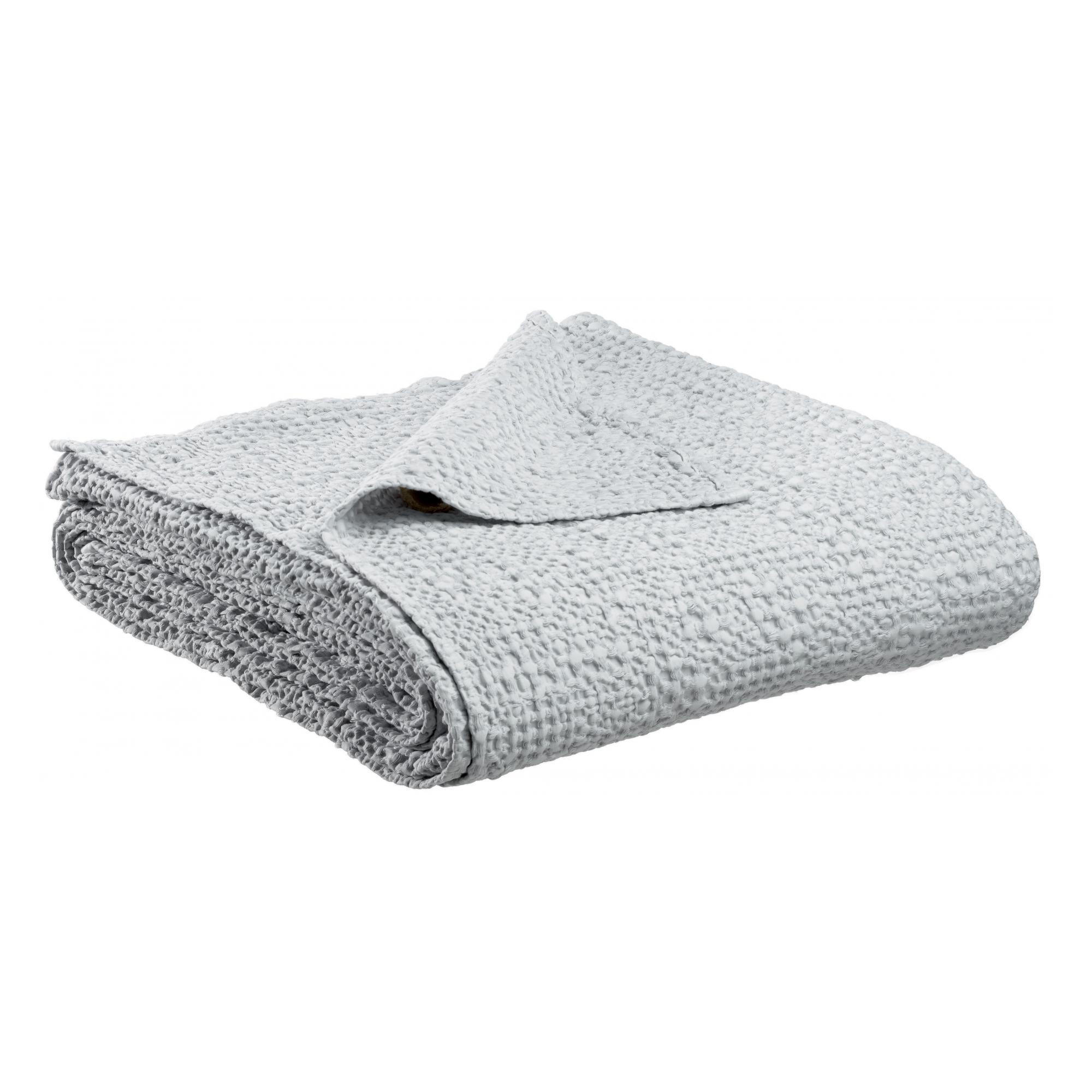 BETTÜBERWURF Tana perlweiß 180 x 260 cm - Hellgrau, Textil (180/260cm) - Vivaraise