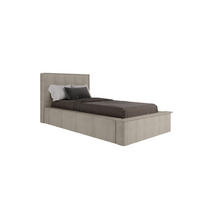 POLSTERBETT SANA 90x200cm, ohne Matratze, beige - Beige, Holz (90/200cm) - Homesy