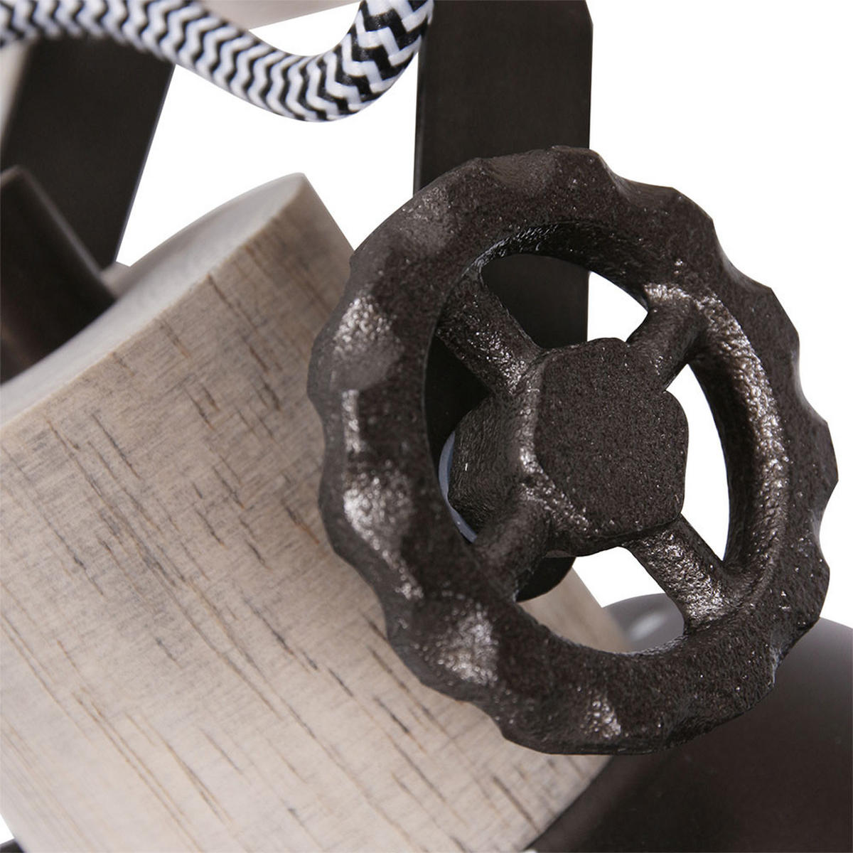 DECKENLEUCHTE Holzoptik Anthrazit - Anthrazit, Holz (74/15.5/24cm)
