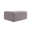 POUF Samt Stoff Violett - Lila/Flieder, Kunststoff/Textil (90/80/60cm) - Makamii