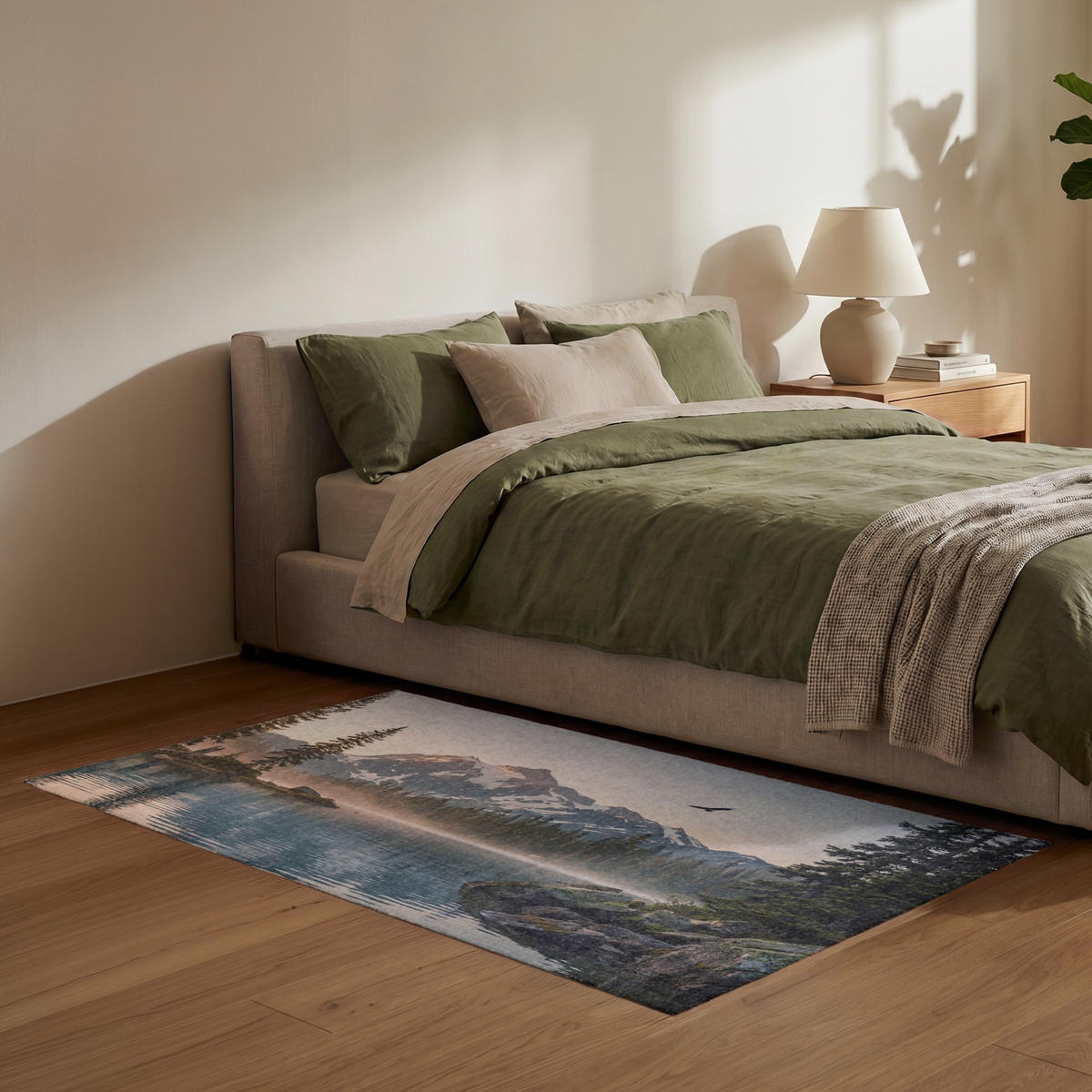 KOBERCE - Hory - Voda - Stromy - 150x90 cm - viacfarebná, textil/plast (150/0.4cm) - OnlyWow