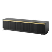TV-SCHRANK 180 cm Baron - Hängendes oder Stehendes , Schwarz - Schwarz, Holz (180/42/39cm) - Emporius