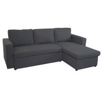 SCHLAFSOFA Anthrazit - Anthrazit, Textil (220/152cm) - MCW