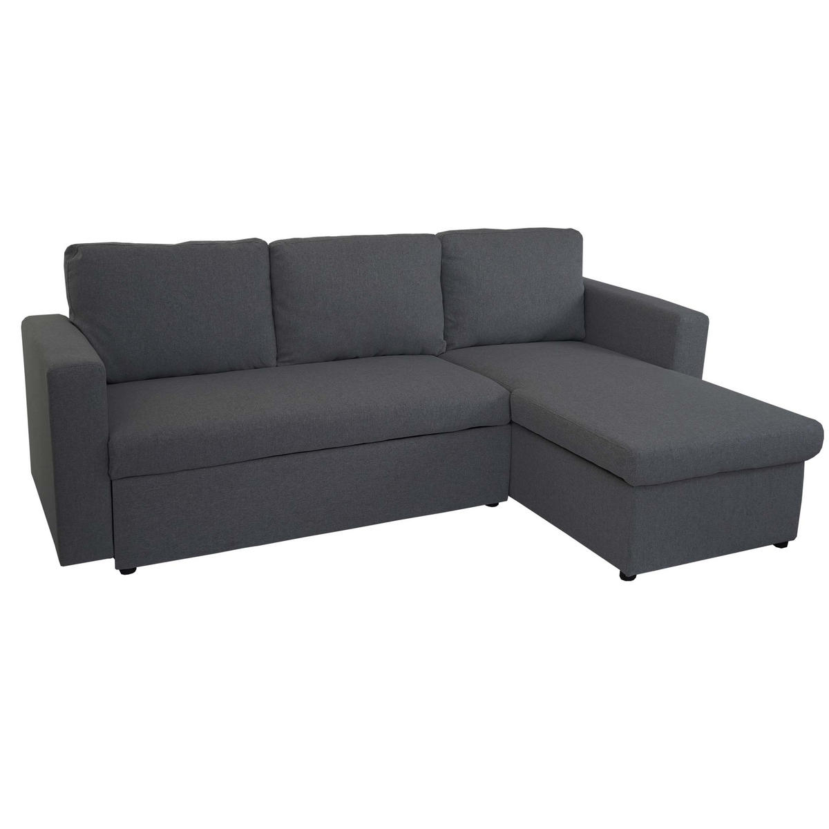 SCHLAFSOFA Anthrazit - Anthrazit, Textil (220/152cm) - MCW