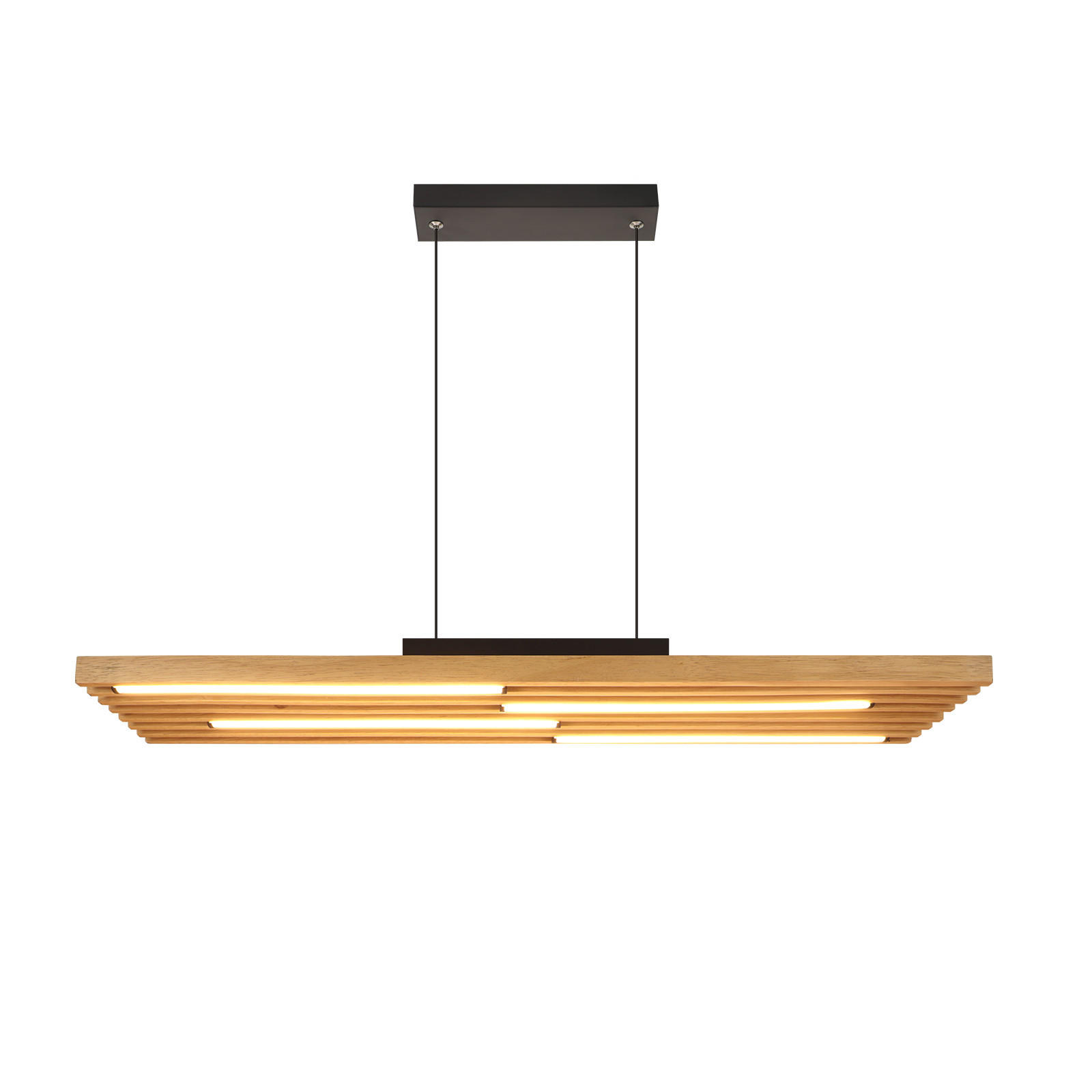 ZMH Led Schwarz, Braun 15.5x120x80 cm