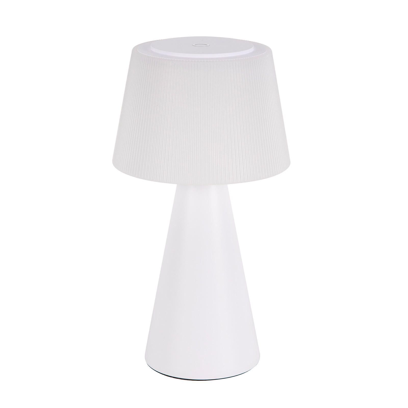 LED TISCHLEUCHTE Nathaniel - Weiß, Kunststoff (13/13/26cm) - Nettlife