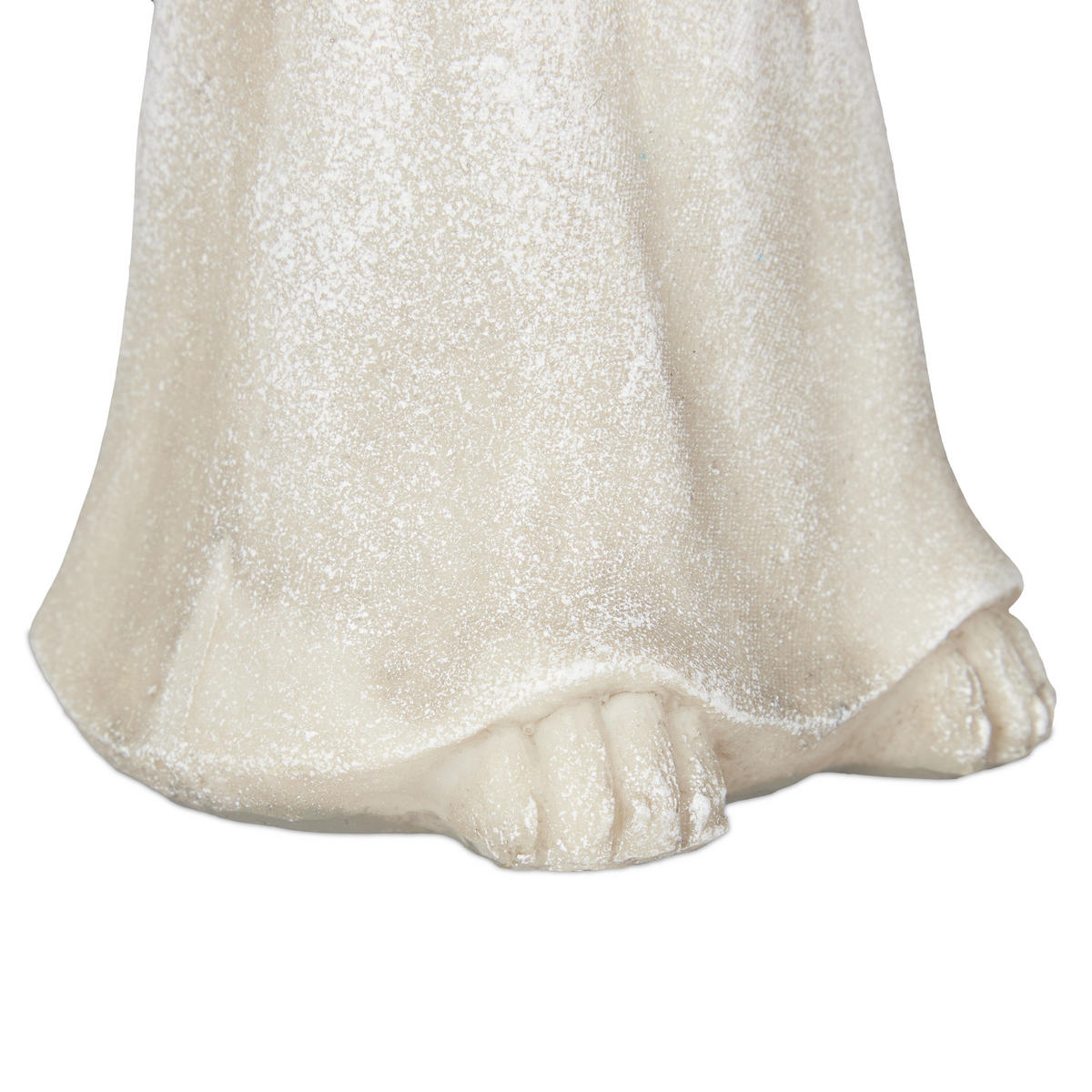 GRABSCHMUCK - Creme, Kunststoff (8.5/18/9cm) - Relaxdays