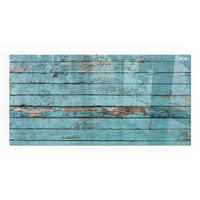 GLASPLATTE für Kamin 120x60 cm - Türkis, Glas (120/60/0.4cm) - TULUP