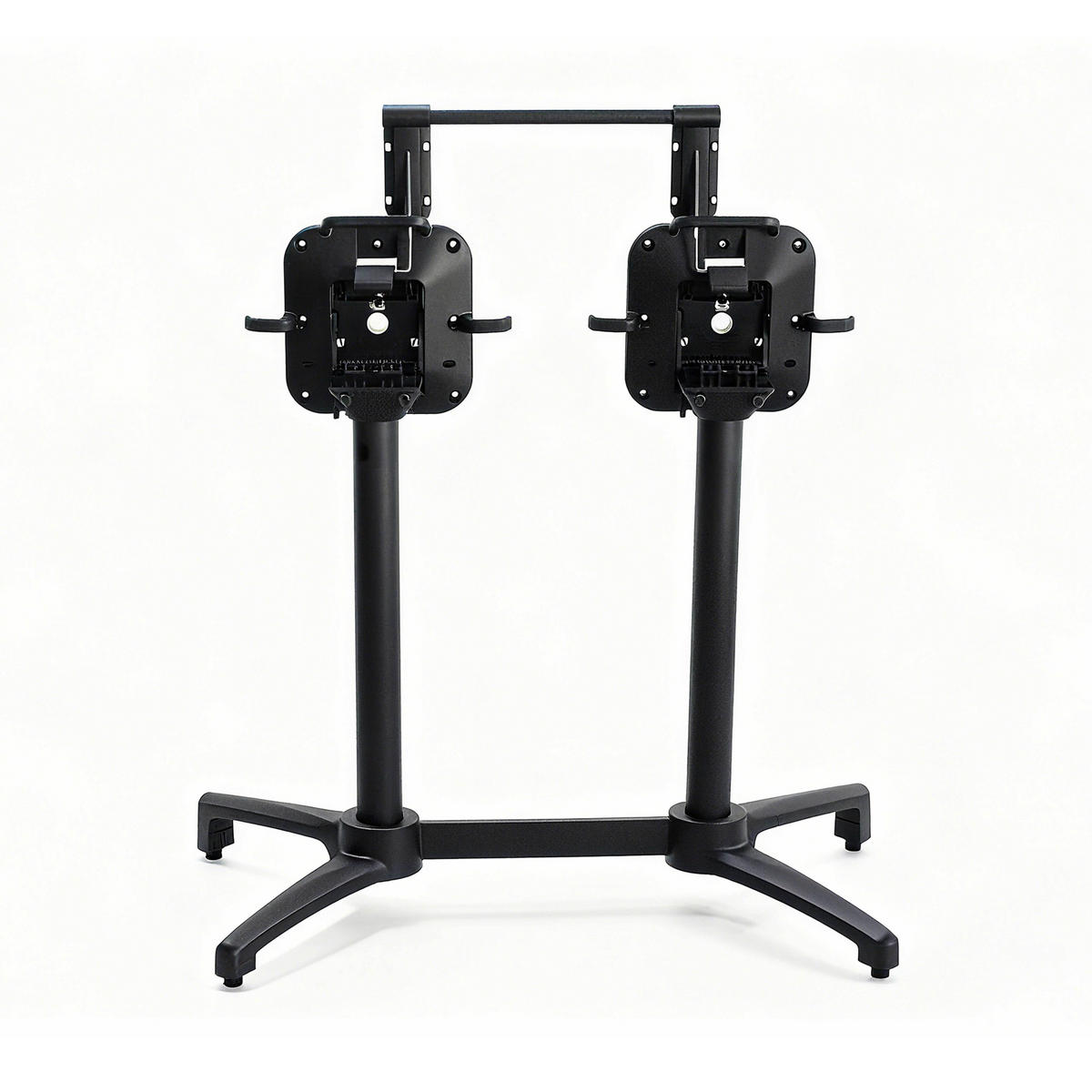 TISCHBEIN, Schwarz - Schwarz, Metall (95/72/50cm) - Oviala