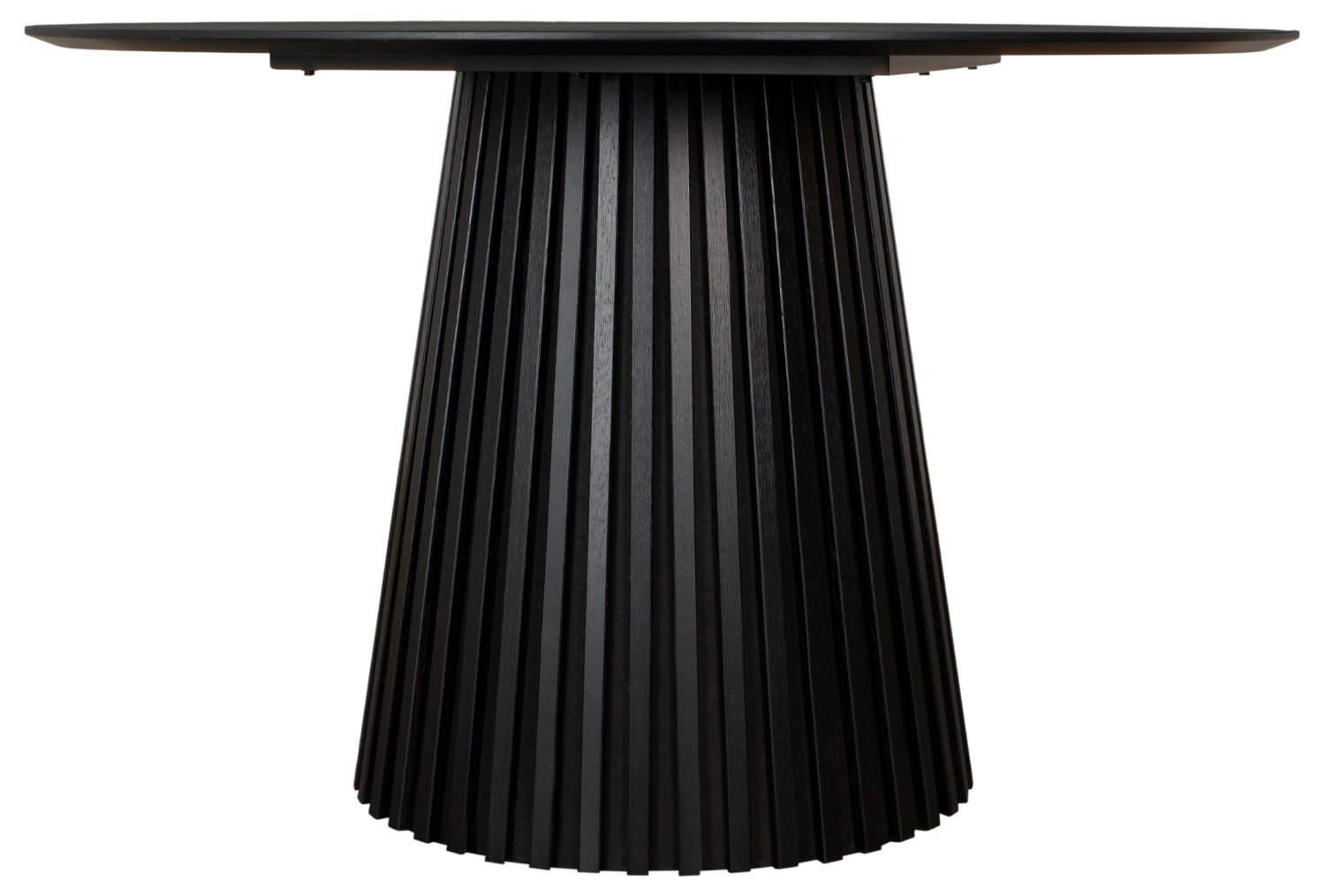 DININGTISCH Andria - rund 120 cm - Eichenholz natur dunkelgrau - Dunkelgrau, Holz (120/120/75cm) - bene living