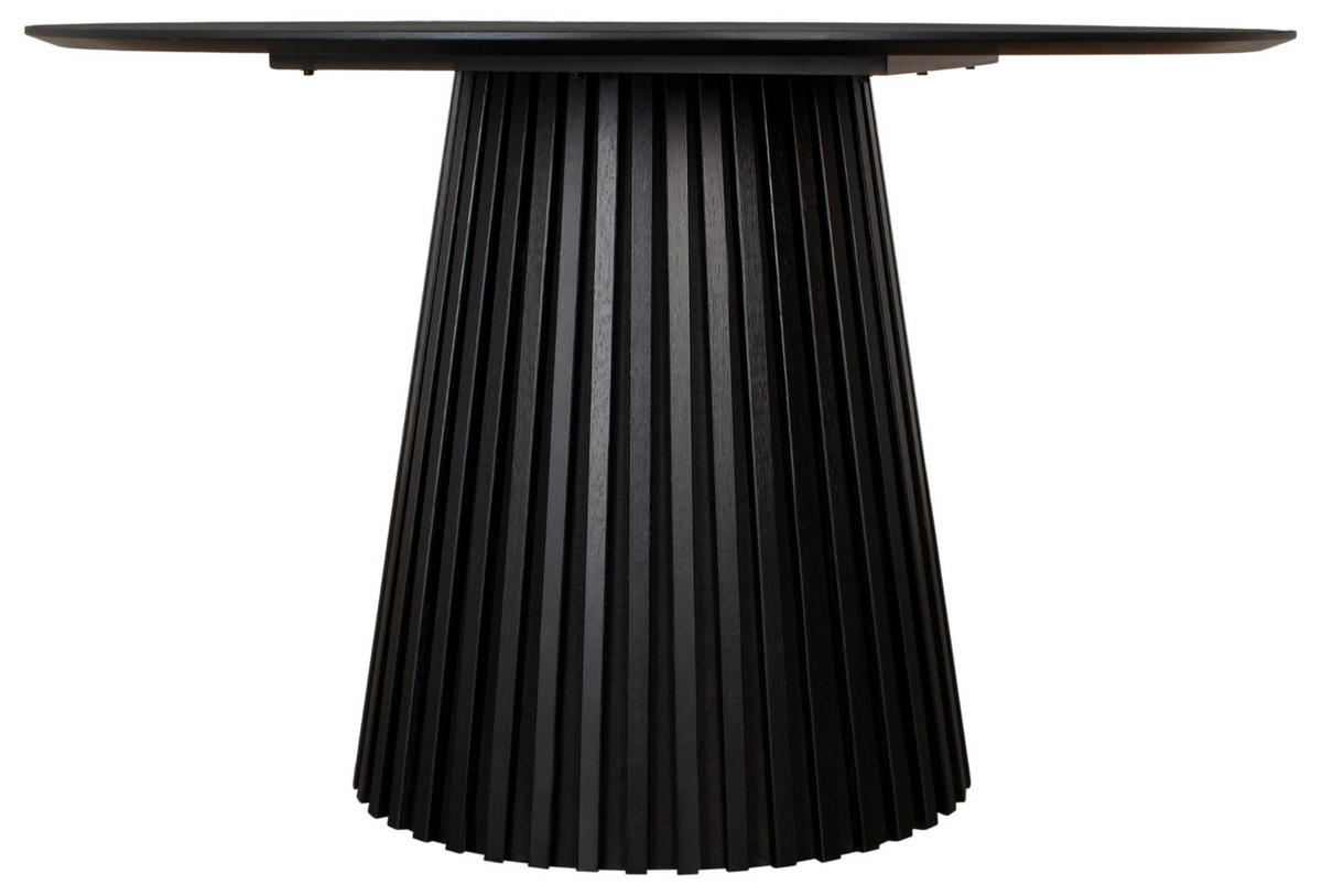 DININGTISCH Andria - rund 120 cm - Eichenholz natur dunkelgrau - Dunkelgrau, Holz (120/120/75cm) - bene living