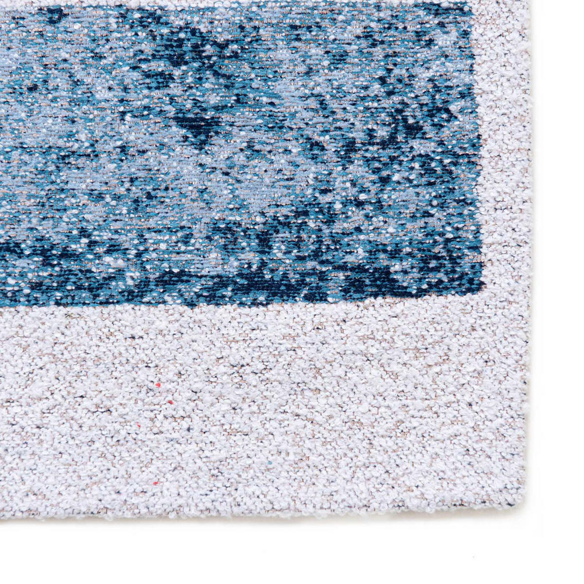TEPPICH Ice Blue Craft 140/200 cm - Blau, Textil (140/200cm) - Louis De Poortere
