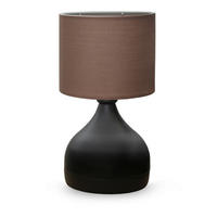 TISCHLEUCHTE Shoreham - Braun, Metall (19/19/32cm) - lux.pro