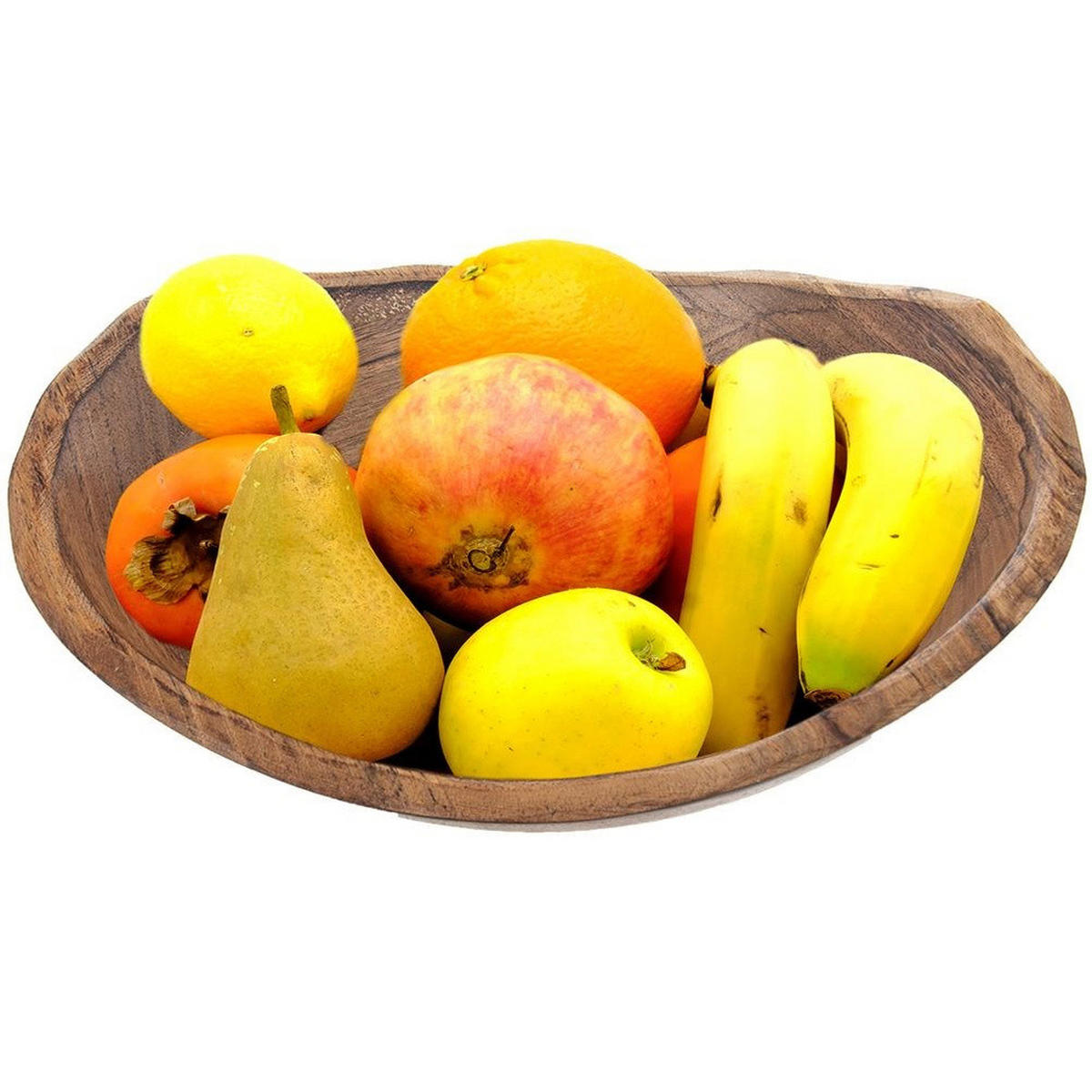 HOLZSCHALE MANGO Braun - Braun, Holz (30/27.5/12cm) - Orion 