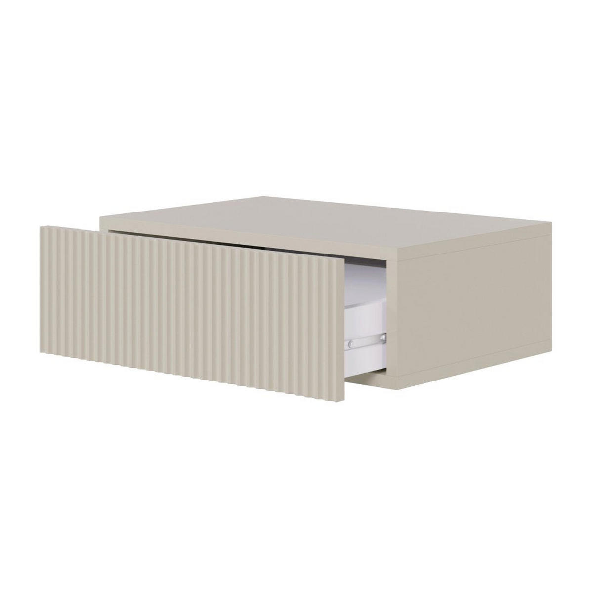 NACHTTISCH Veldio Greige, 50 cm - Taupe, Holzwerkstoff (50/17/35.6cm) - Selsey