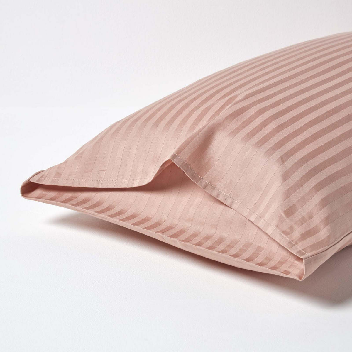 KISSENBEZUG Damast, Ägyptische Baumwolle, Fadendichte 330 - Taupe, Textil (50/90cm) - Homescapes