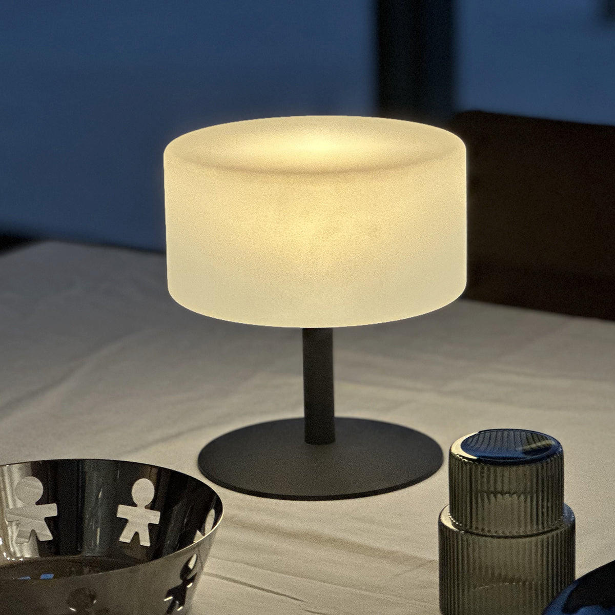 TISCHLAMPE ATLAS schwarz - Schwarz, Metall (18/18/20cm) - Lumisky