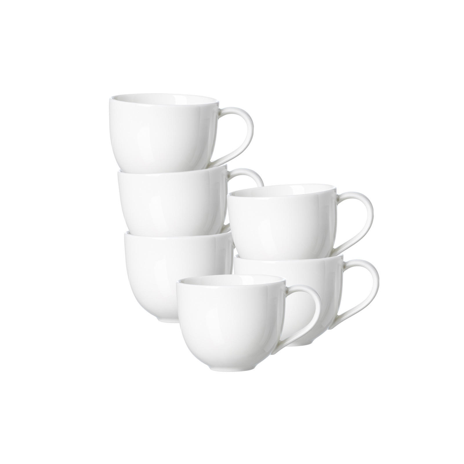 ESPRESSOTASSEN Skagen weiß 90 ml 6er Set - Weiß, Keramik (0.09L) - Ritzenhoff Breker