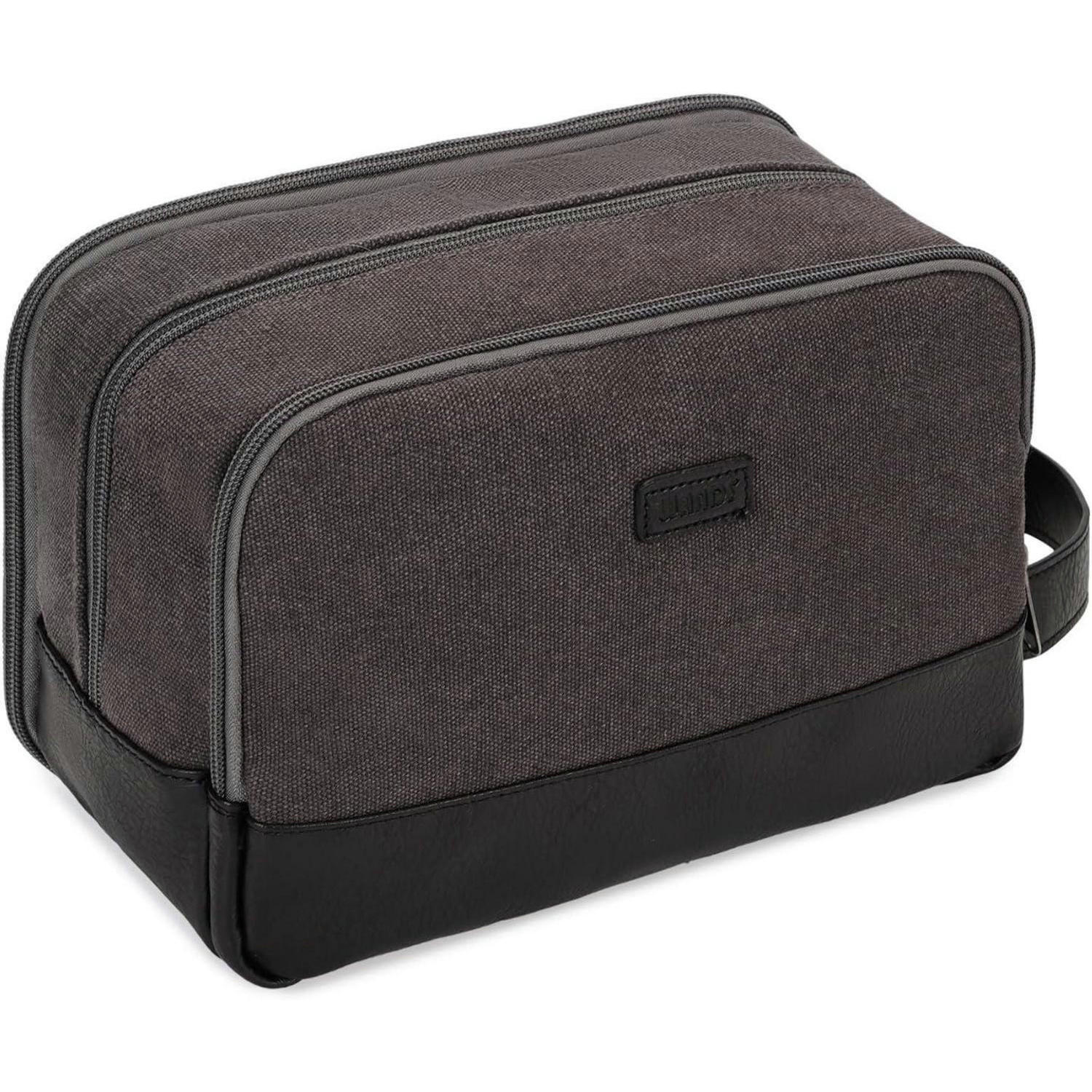 XXXLutz Kulturtasche Anthrazit 16x13x25 cm