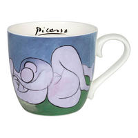 KAFFEEBECHER Picasso - la siesta - Naturfarben, Keramik (0.45L) - Könitz