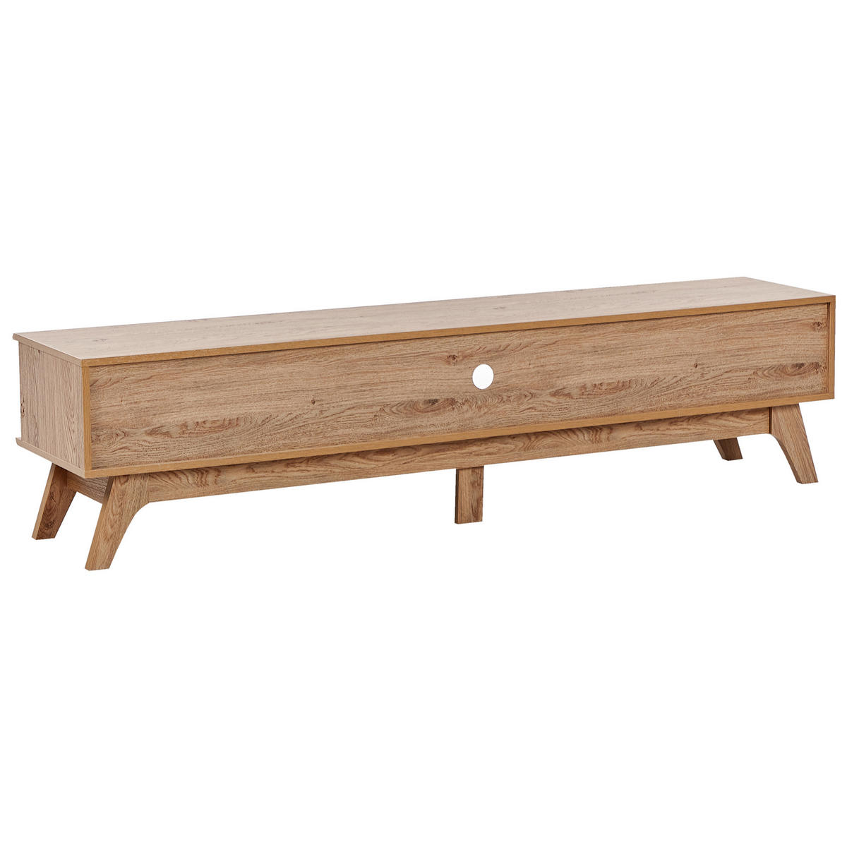 TV-MÖBEL Braun Toledo - Braun, Holzwerkstoff (180/44/40cm) - Beliani