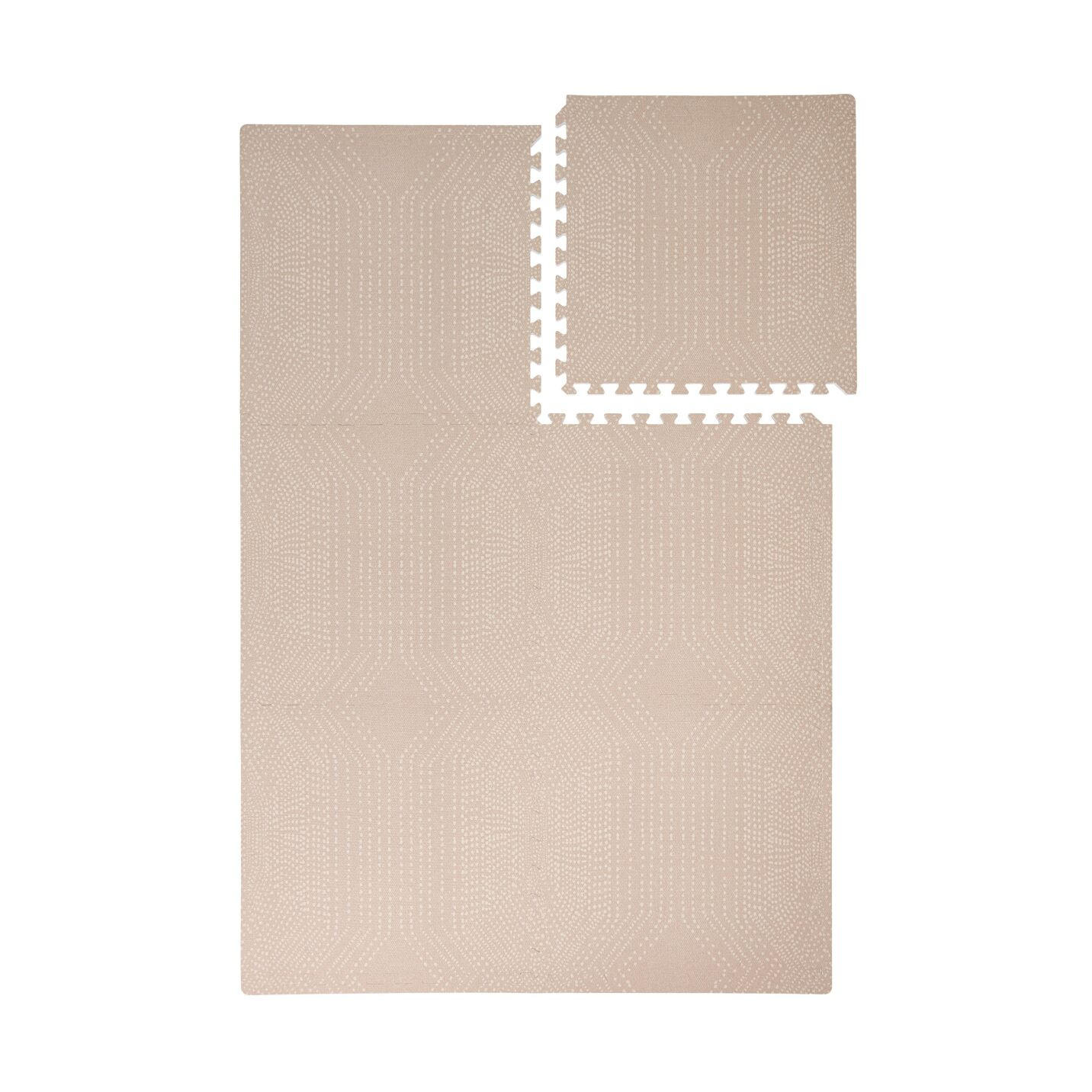SPIELMATTE Deco Latte beige 120x180 - Beige, Kunststoff (120/180cm)