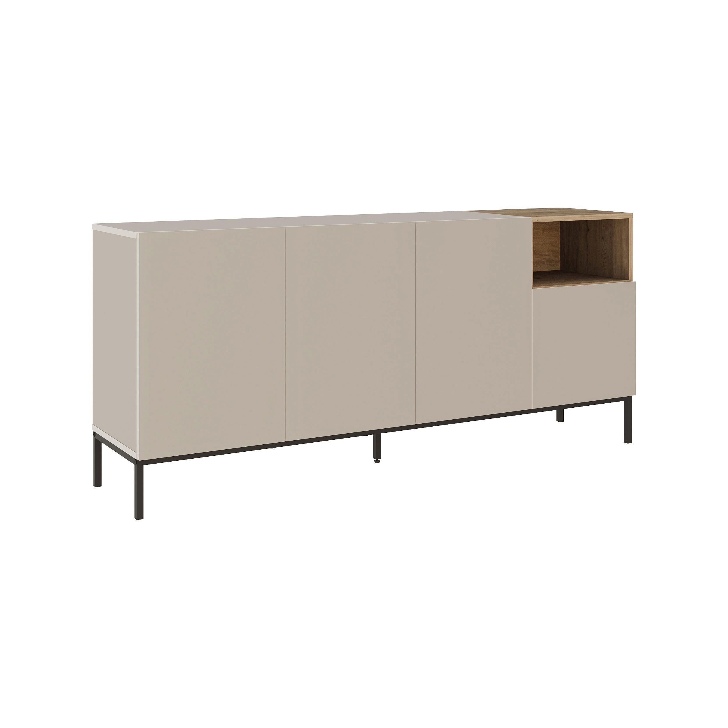 Decortie Sideboard Sand 180x80x41.8 cm