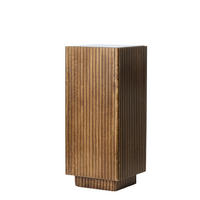 SÄULE Gatura Braun 35/35/80 cm - Braun, Holz (35/35/80cm) - Light & Living