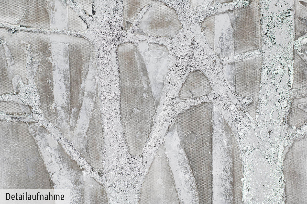 ACRYLBILD HANDGEMALT 120/60 cm - Grau, Holz/Textil (120/60cm) - KUNSTLOFT