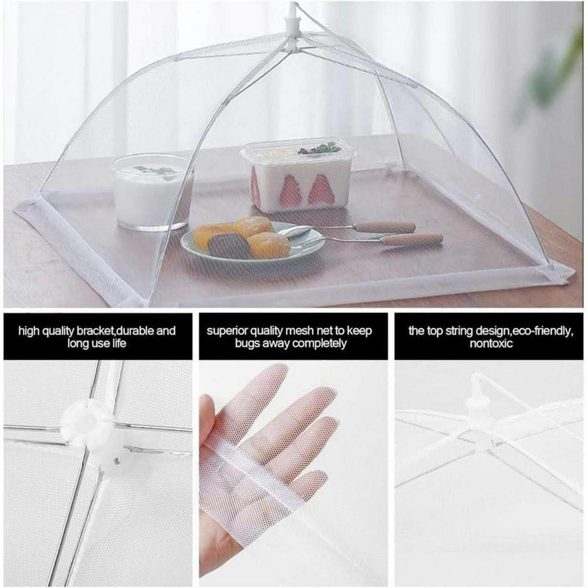 FLIEGENHAUBE 2-teiliges Set 30 cm - Transparent, Textil (30.5/19.1/30.5cm)