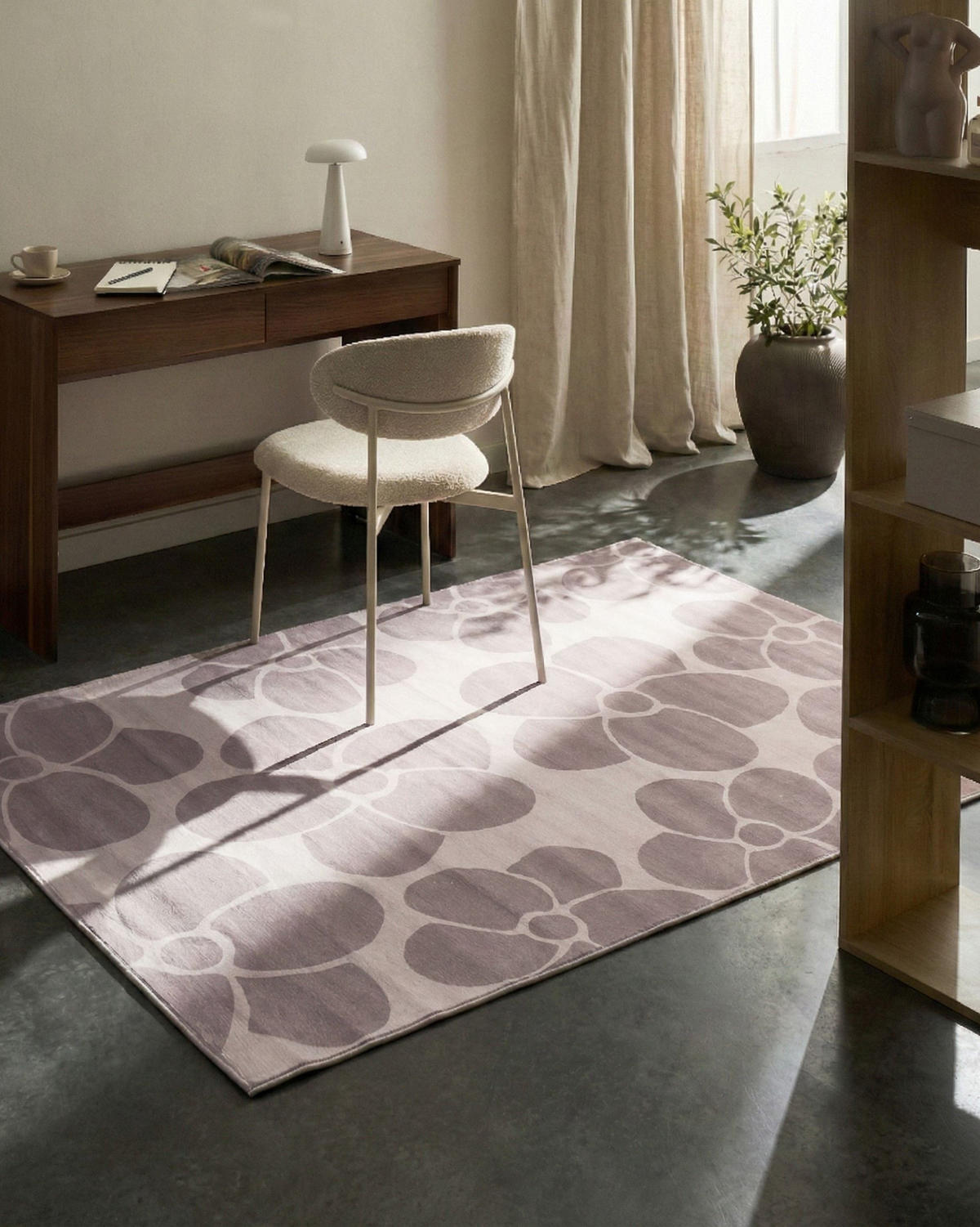 KOBEREC Béžový 140/200 cm Akyaka - béžová, textil (140/200cm) - Beliani