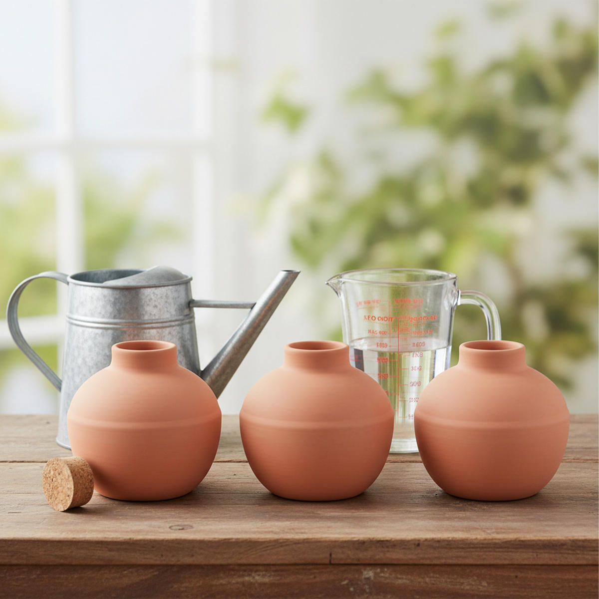 3XOLLAS - Hellbraun, Naturmaterialien/Keramik (14/13/14cm) - Relaxdays