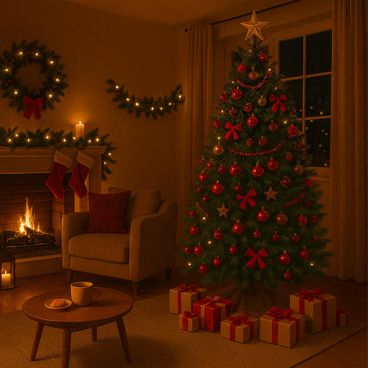 KUNST-WEIHNACHTSBAUM - Dunkelgrün, Holz/Kunststoff (180cm) - Relaxdays