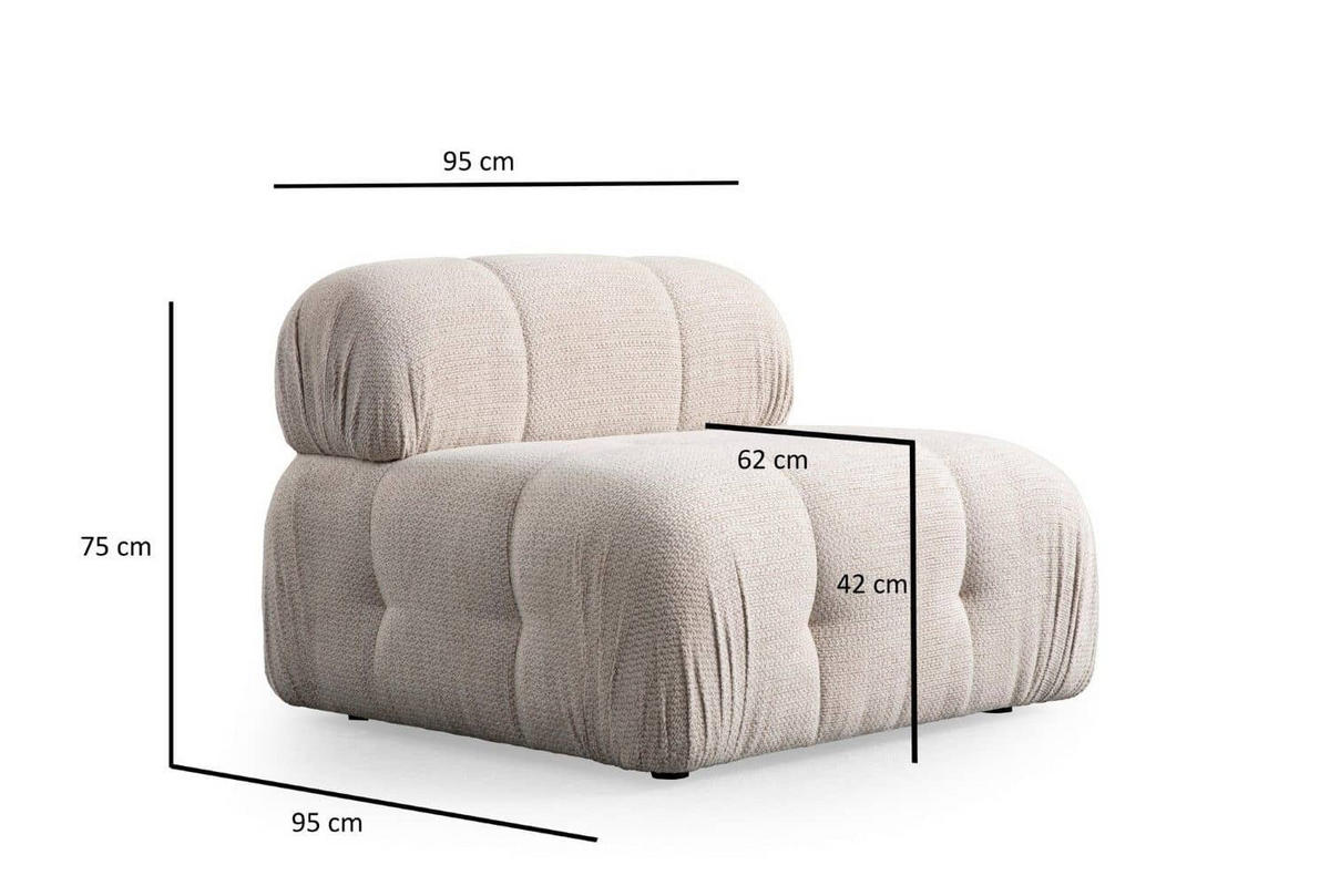 ECKSOFA inklusive Hocker - Beige/Creme, Holz/Kunststoff (290/160cm) - myHomelando