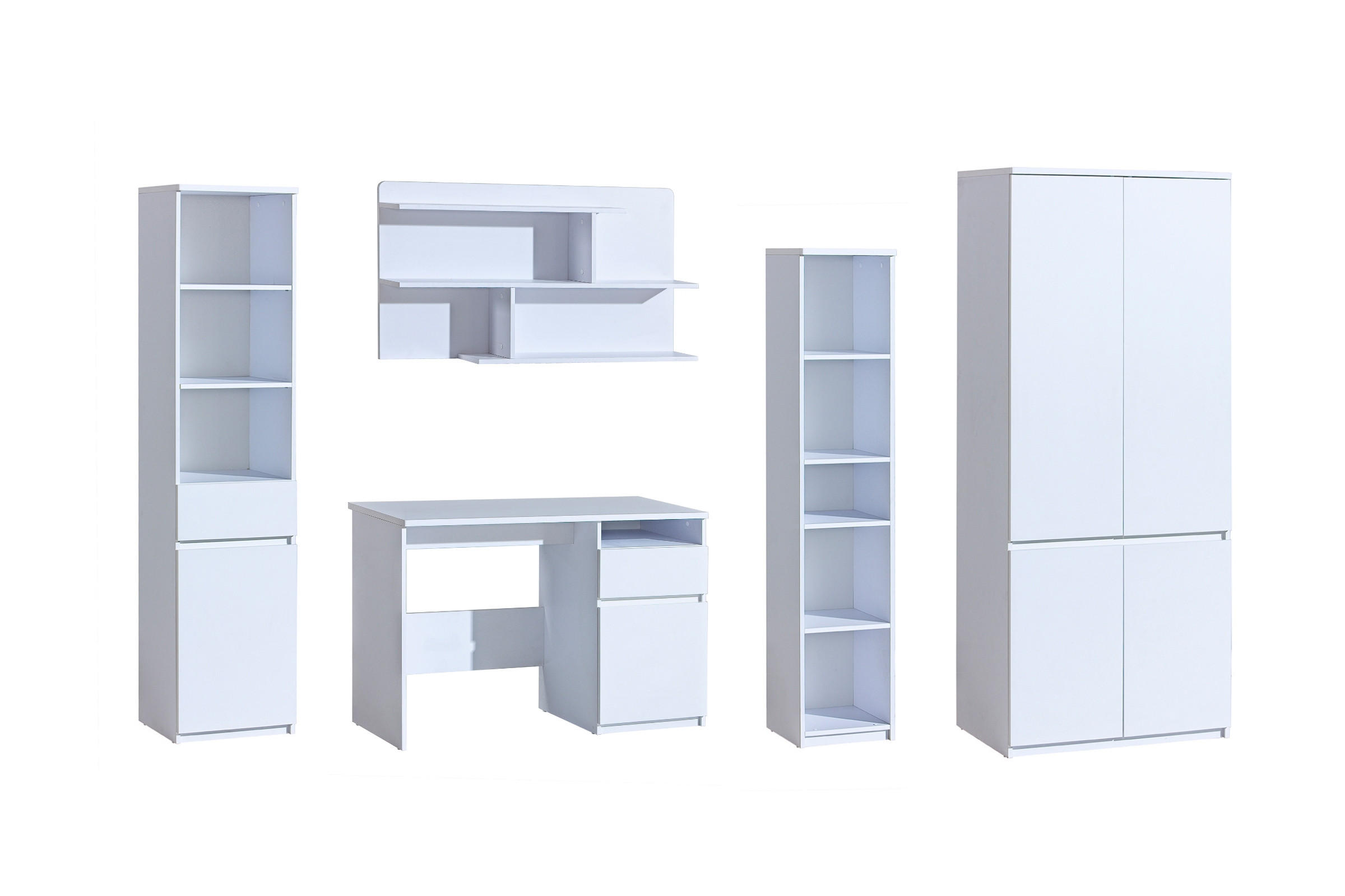 Deine Möbel 24 Jugnedzimme-Set Weiß 280x195x52 cm
