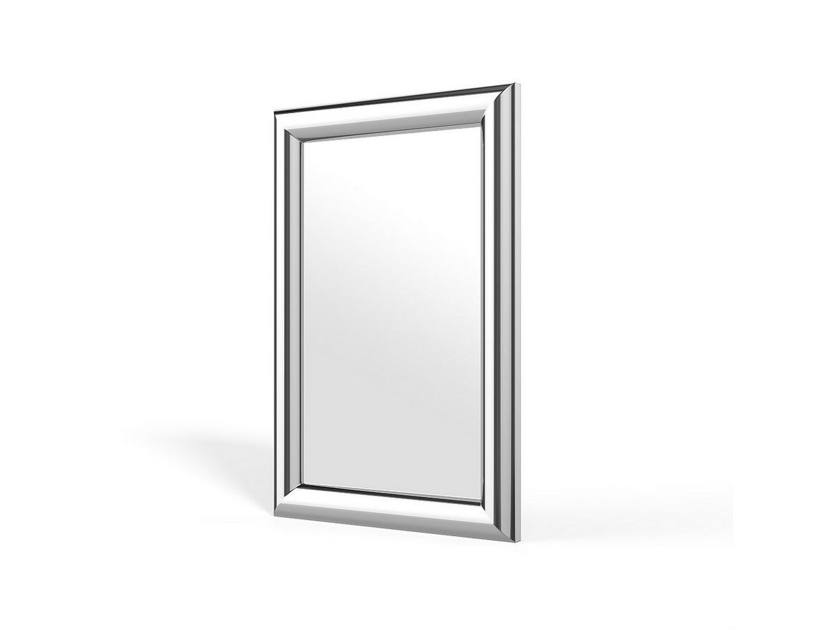 WANDSPIEGEL - 80 cm x 4 cm - Metall - Silberfarben - BORAYA - Silberfarben, Metall (80/120/4cm) - Vente-Unique