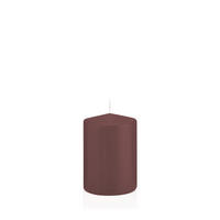 STUMPENKERZEN Taupe Ø 68 x 100 mm, 12 Stück - Taupe, Paraffin (7/10cm) - Wiedemann Kerzen