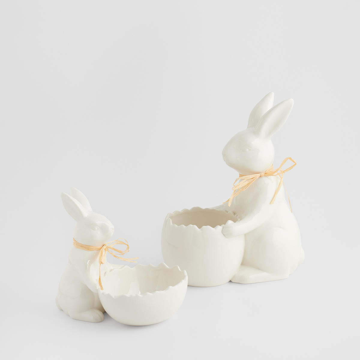 DEKORATIVE SCHALE Benegg - Weiß, Keramik (22.6cm) - home&you