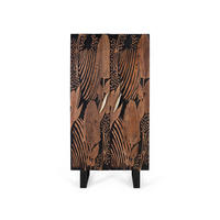 HIGHBOARD aus Akazienholz - Braun, Holz (55/180/90cm) - Giner y Colomer