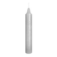 MARBLE Leuchterkerzen durchgefärbt Betongrau 150 x 22 mm, 20er Set - Hellgrau, Paraffin (2.2/15/15cm) - Wiedemann Kerzen