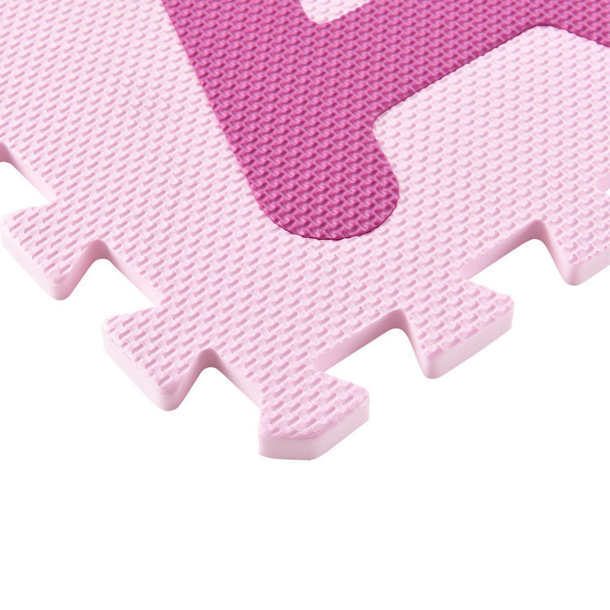 KINDER PUZZLEMATTE Juna (36 Teile) - Rosa, Kunststoff (189/1/189cm) - Juskys