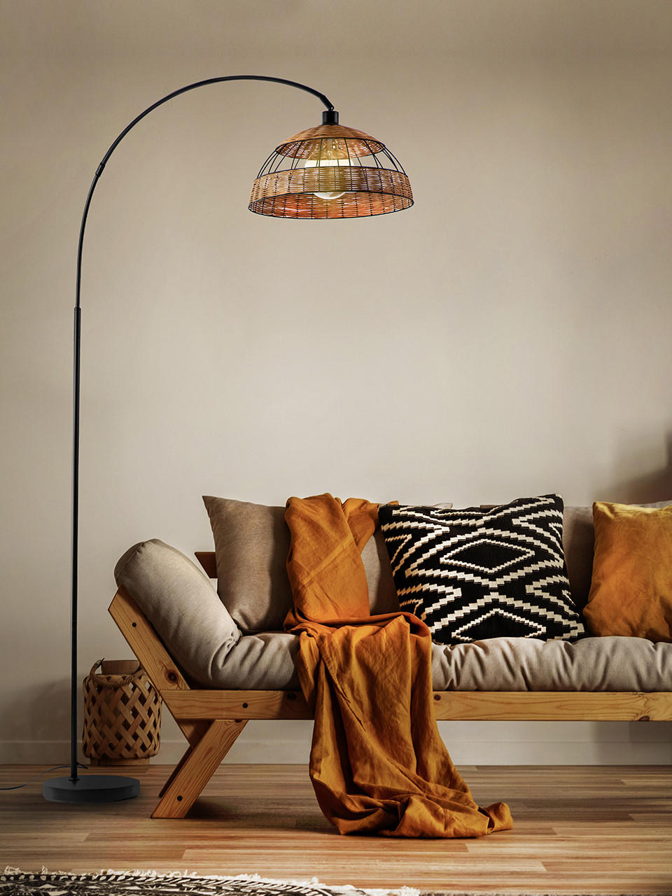 Lampe Boho Style Wohnzimmer