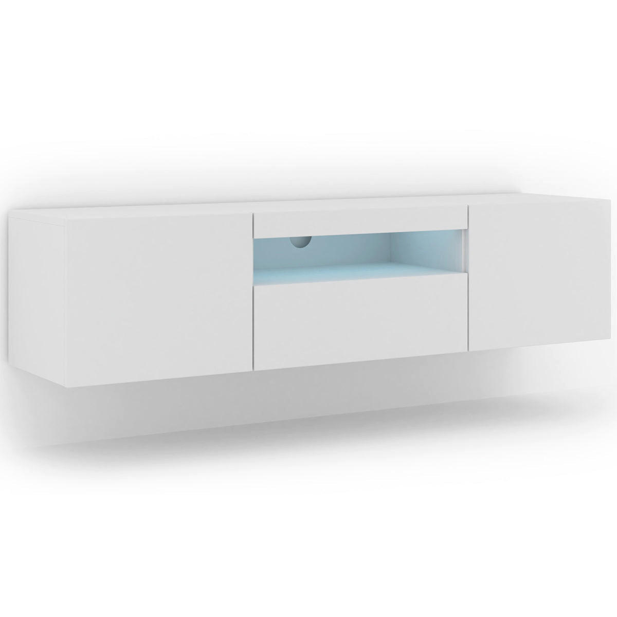 TV OMARICA Aurus Bela - bela, leseni material (150/36/37cm) - Petits-meubles