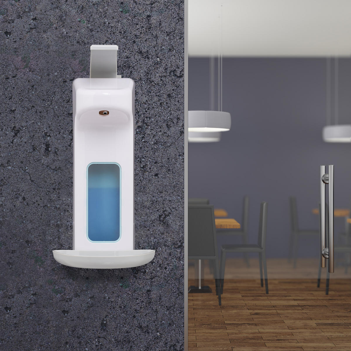 EUROSPENDER - Grau, Kunststoff (15.5/33/22cm) - Relaxdays