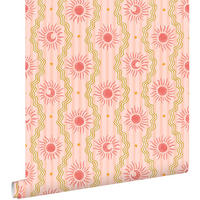TAPETE Retro-Ornamente 50 x 900 cm - Pink, Papier (50/0.1cm) - ESTAhome