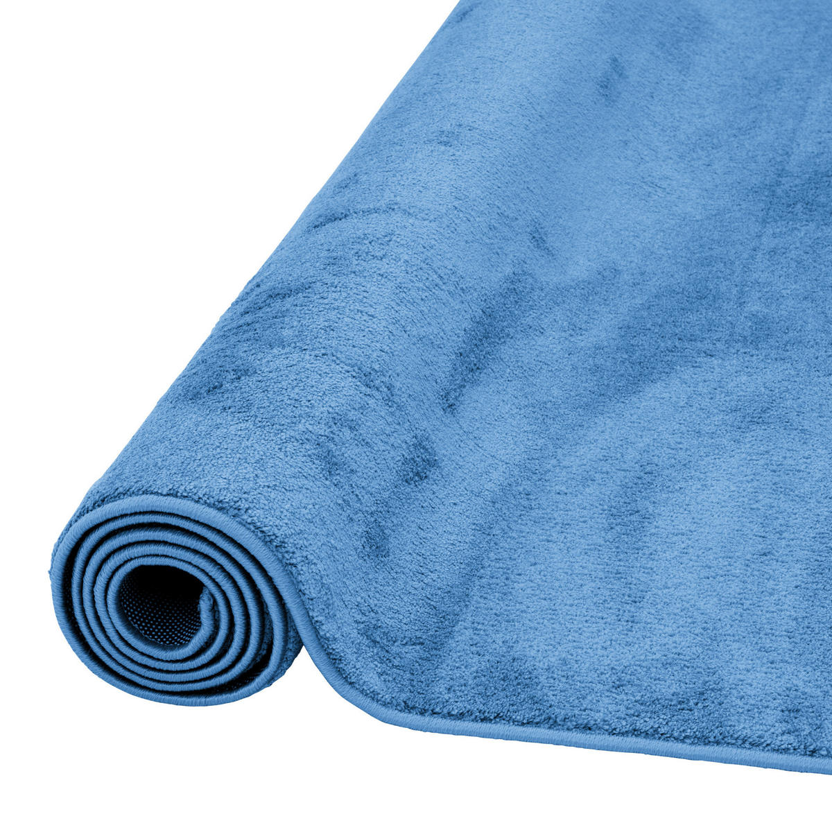 LUXUS SUPER SOFT HOCHFLOR LANGFLOR TEPPICH DELUXE - Blau, Textil (200/250cm) - Snapstyle