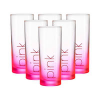 TRINKGLÄSER Favo Pink 360 ml 6er Set - Pink, Glas (0.36L) - Ritzenhoff Breker